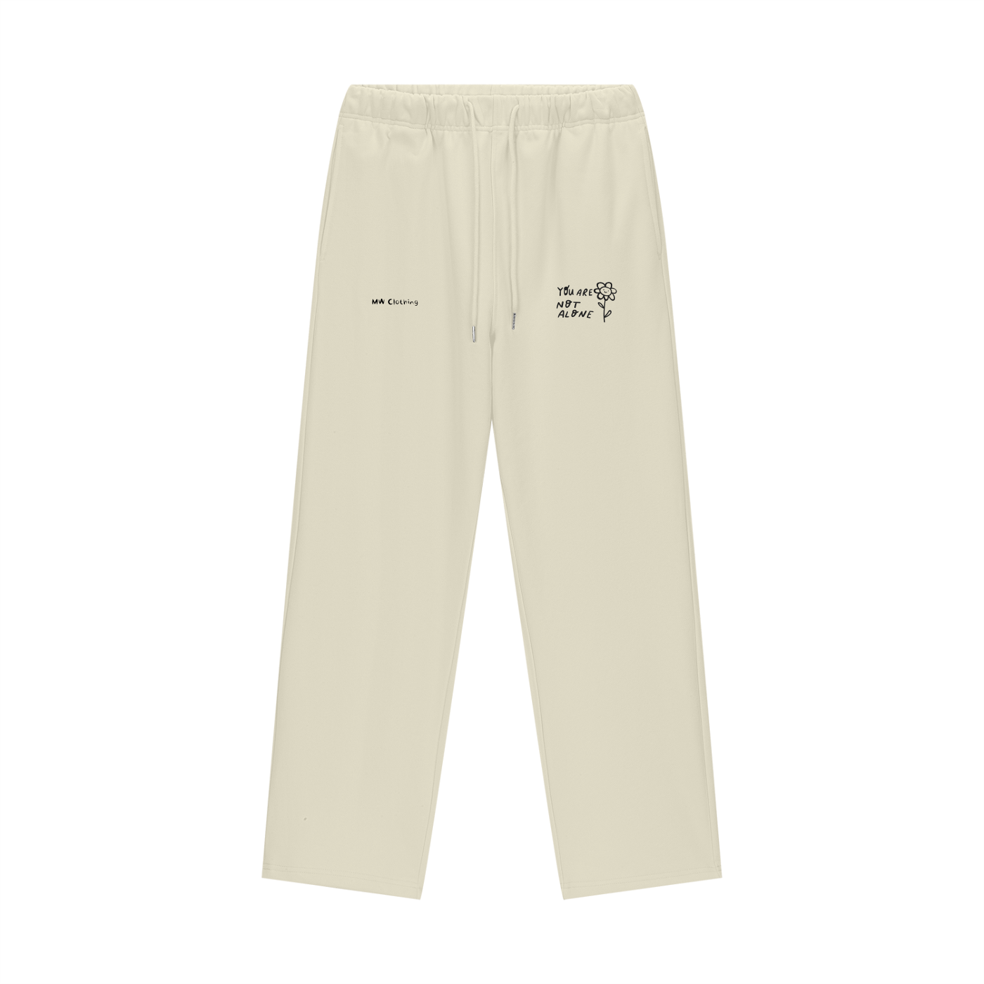 YOU'RE NOT ALONE! Fleece Straight Leg Pants