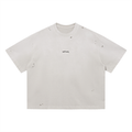 YOU'RE NOT ALONE! Distressed Boxy Oversized T-Shirt