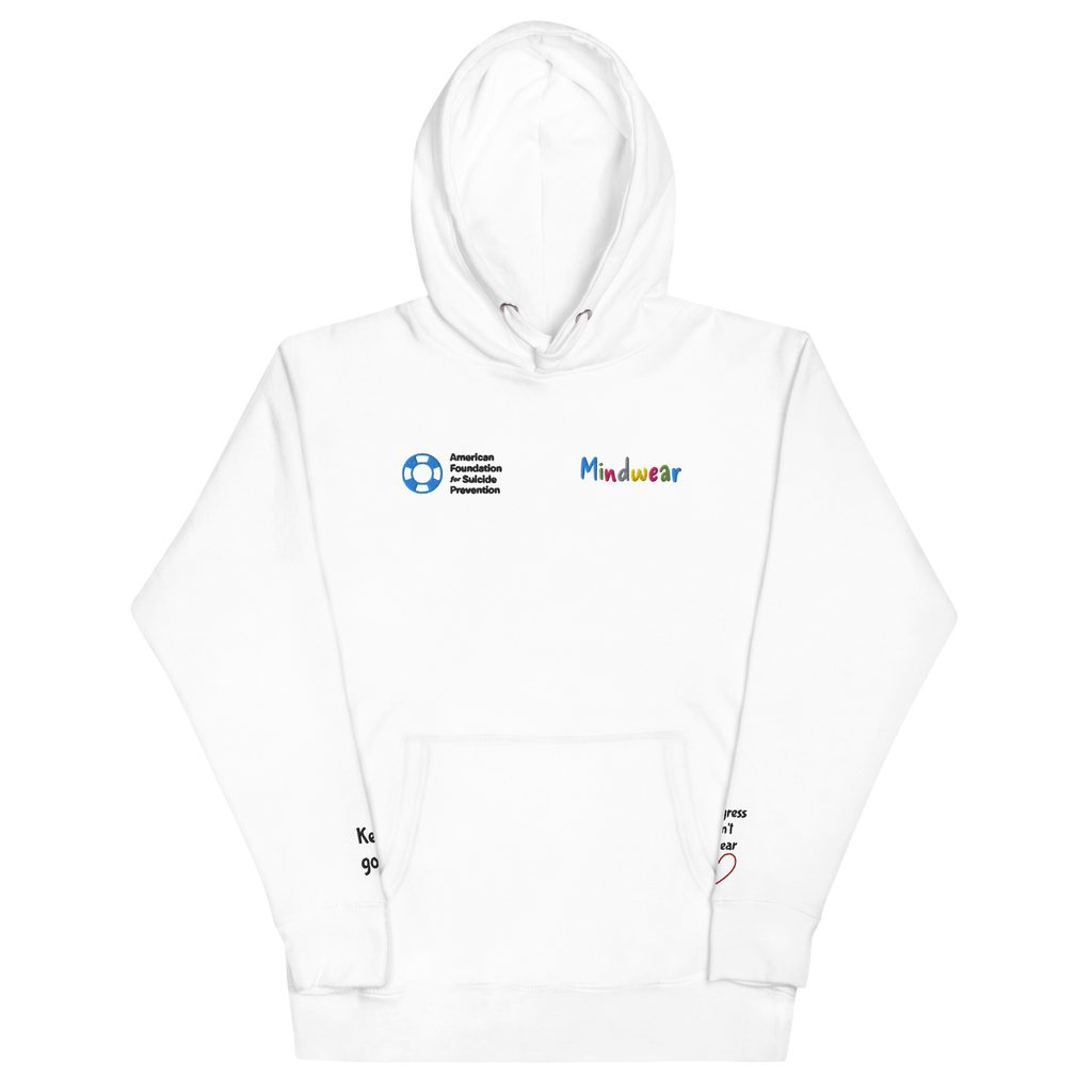 AFSP Mindwear Collab embroidered hoodie