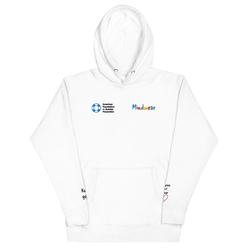 AFSP Mindwear Collab embroidered hoodie