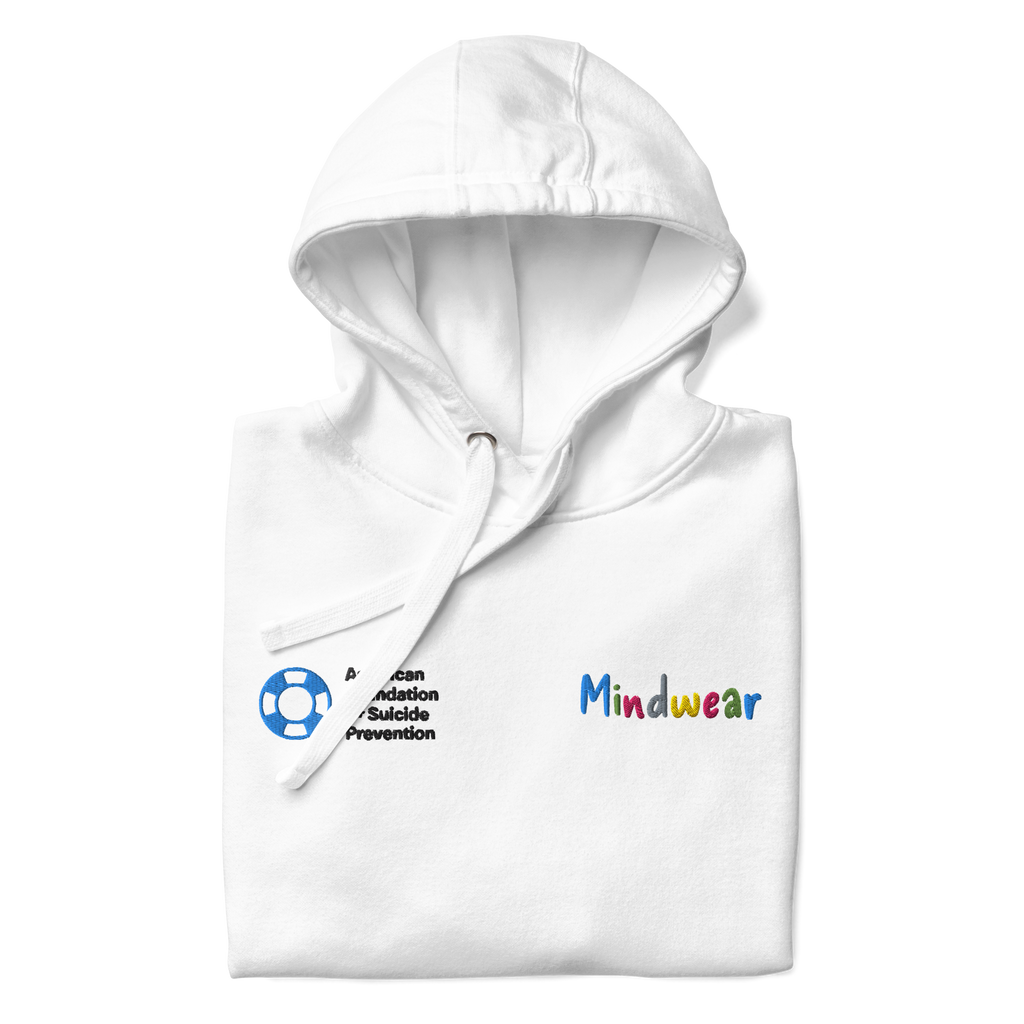 AFSP Mindwear Collab embroidered hoodie