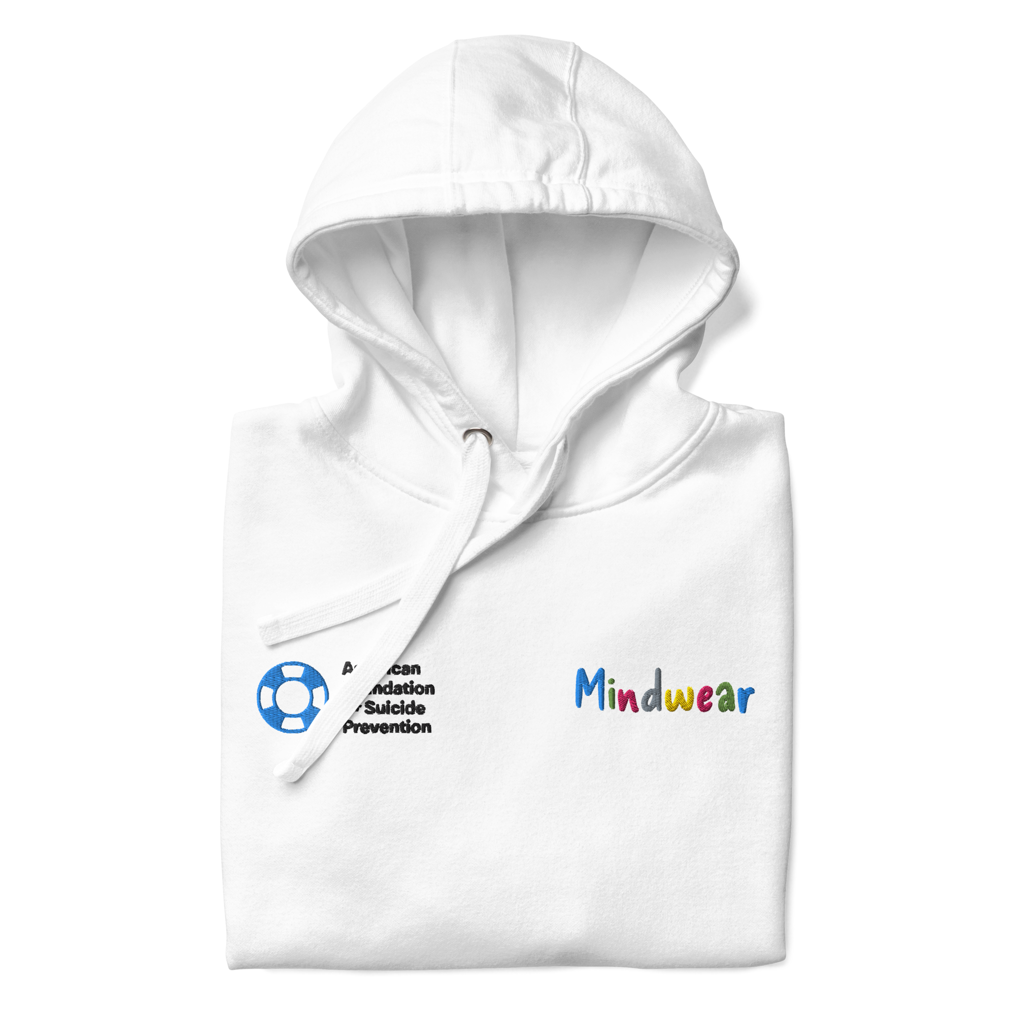 AFSP Mindwear Collab embroidered hoodie